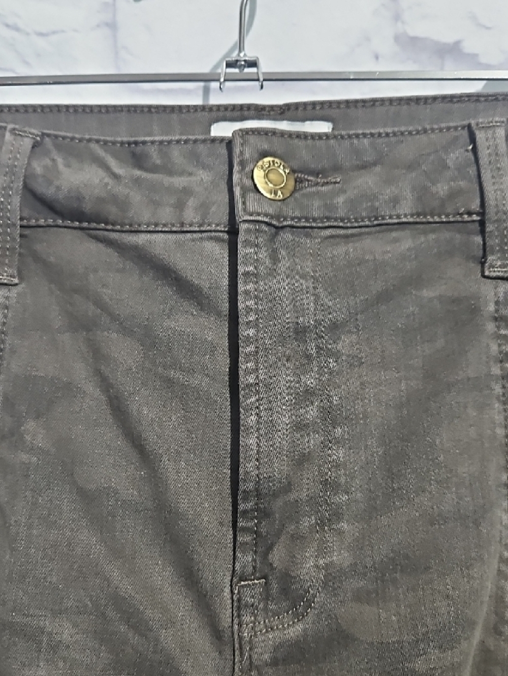 pistola Olive Green Camo Skinny Cargo Jeans - Picture 2 of 8
